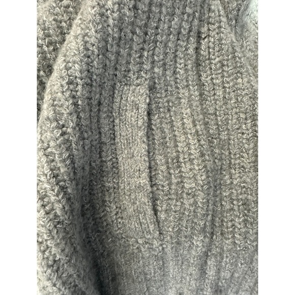 Lucky Brand Women's Gray Wool Blend Cable Knit Cardigan Sweater Size XL - Picture 11 of 11